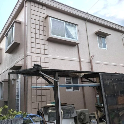 施工事例：山口県岩国市由宇町K様外壁塗装