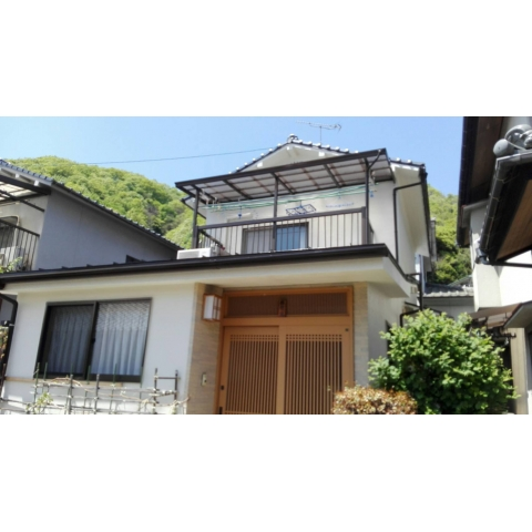 施工事例：広島市安芸区中野N様邸外壁・1階屋根塗装