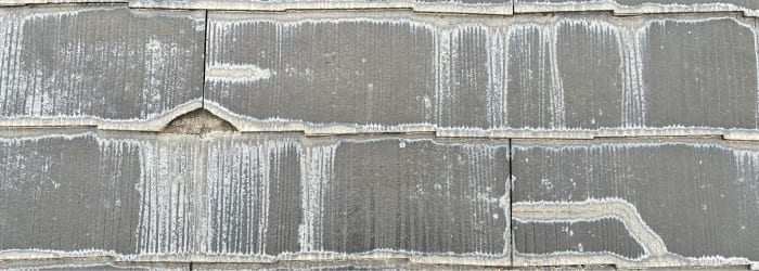 屋根瓦やスレートのひび割れとズレ