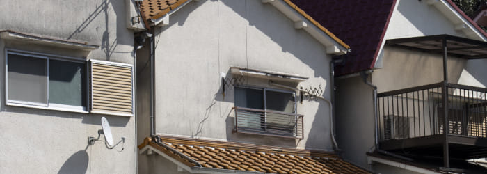 建物の劣化が進む