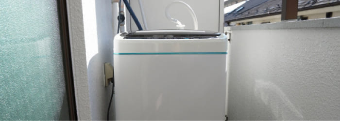 電気機器を屋内に移動させる